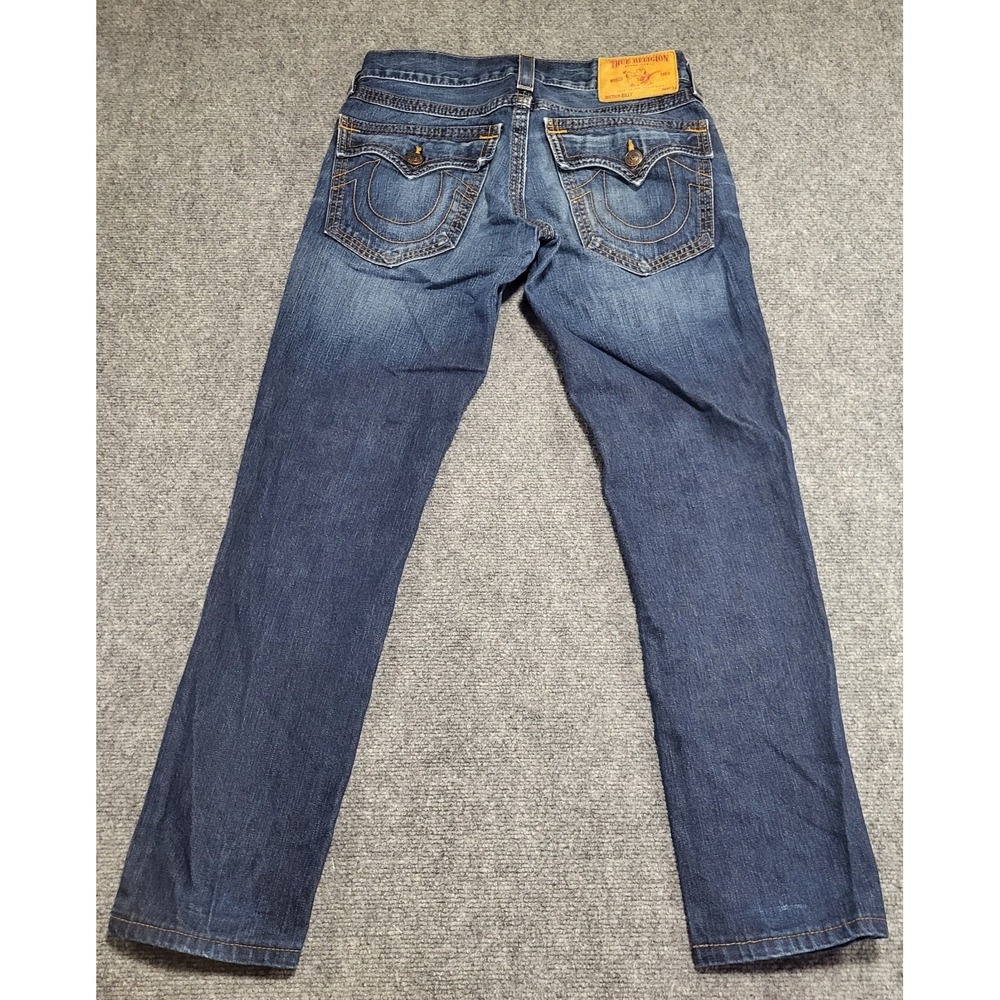 Vtg True Religion Men's "Billy" Bootcut "Made In USA" Denim Jeans Sz (30W x 31L) - Picture 13 of 16